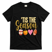 Tis The Season Fall Lover Cute T-Shirt - Black