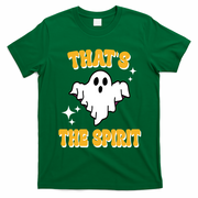 Thats The Spirit Funny Halloween Ghost T-Shirt - Irish Green