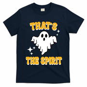 Thats The Spirit Funny Halloween Ghost T-Shirt - Navy Blue
