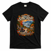 Take The Scenic Route – Smoky Mountains Tennessee T-Shirt - Black