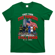 They Took The Towers But America Still Stood Tribute T-Shirt - Irish Green