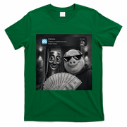 Tung Tung Tung Sahur John Pork Meme Brainrot T-Shirt - Irish Green