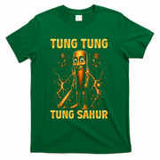 Tung Tung Tung Sahur Is Calling Italian Brainrot T-Shirt - Green