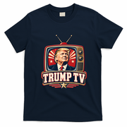 Trump TV Vintage Retro Style T-Shirt - Navy Blue