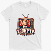 Trump TV Vintage Retro Style T-Shirt - White