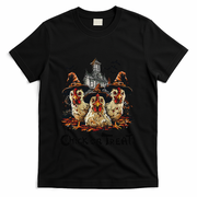 Tonight We Fly Halloween Chicken Fall Farm Animals T-Shirt - Black