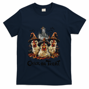 Tonight We Fly Halloween Chicken Fall Farm Animals T-Shirt - Navy