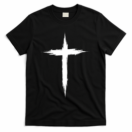 The Way The Truth The Life John 3:16 Front And Back T-Shirt - Black