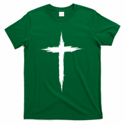 The Way The Truth The Life John 3:16 Front And Back T-Shirt - Green