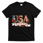 USA 250 Years Of Freedom T-Shirt - Black