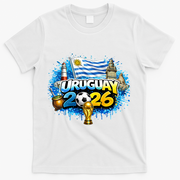 URUGUAY North America Soccer Tournament 2026 T-Shirt - White