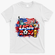 USA North America Soccer Tournament 2026 T-Shirt - White