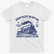 Union Pacific Big Boy 4014 Steam Train T-Shirt - White