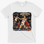 Undefeated Since 1776 Basketball Vintage USA T-Shirt - White