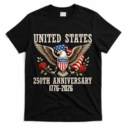 United States 250th Anniversary 1776-2026 T-Shirt - Black