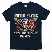 United States 250th Anniversary 1776-2026 T-Shirt - Navy