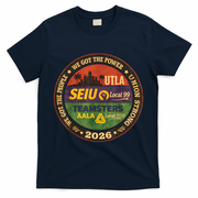 Union Strog Labor Movement UTLA T-Shirt - Navy