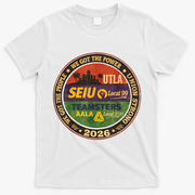 Union Strog Labor Movement UTLA T-Shirt - White
