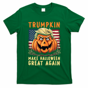 Usa Trumpkin Make Halloween Great Again Funny Trump T-Shirt - Irish Green