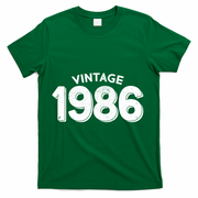 Vintage 1986 Celebrate 40th Birthday T-Shirt - Green