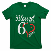 Vintage 60th Birthday Blessed By God, Happy Birthday Gift T-Shirt - Green
