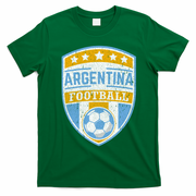 Vintage Argentina Football Soccer T-Shirt - Irish Green