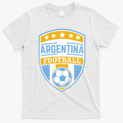 Vintage Argentina Football Soccer T-Shirt - White