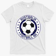 Vintage Australia Football 1911 Soccer Apparel T-Shirt - White