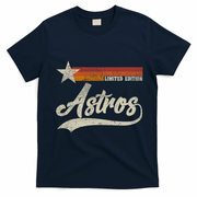 Vintage Astros Retro Style Limited Edition Star T-Shirt - Navy Blue