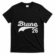 Vintage Bruno 26 Name T-Shirt - Black