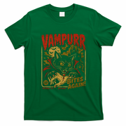Vampurr Bites Again Halloween Vintage Retro T-Shirt - Irish Green