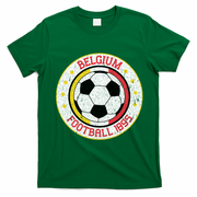 Vintage Belgium Football 1895 Soccer T-Shirt - Irish Green