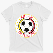 Vintage Belgium Football 1895 Soccer T-Shirt - White