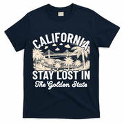 Vintage California 70s Style Souvenir Gift T-Shirt - Navy