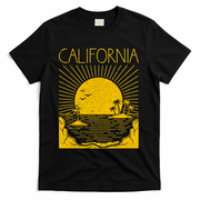 Vintage California Rising Sun T-Shirt - Black