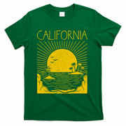 Vintage California Rising Sun T-Shirt - Green
