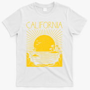 Vintage California Rising Sun T-Shirt - White