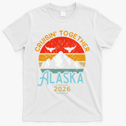 Vintage Cruisin Together Alaska 2026 T-Shirt - White