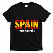 Vamos España! Spain Warm Up Soccer Espana T-Shirt - Black