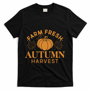 Vintage Farm Fresh Autumn Harvest T-Shirt - Black
