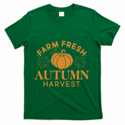 Vintage Farm Fresh Autumn Harvest T-Shirt - Green