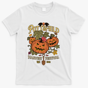 Vintage Halloween Pottsfield Harvest Festival EST 1502 T-Shirt - White