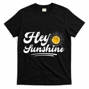 Vintage Hey Sunshine Beach Vacation Summer T-Shirt - Black