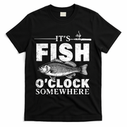 Vintage It's Fish O'Clock Somewhere T-Shirt - Black