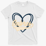 Vintage I Heart Love Sabres Retro Classic Gift T-Shirt - White