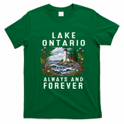 Vintage Lake Ontario Always And Forever T-Shirt - Irish Green