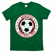 Vintage Morocco Football 1955 Soccer T-Shirt - Irish Green
