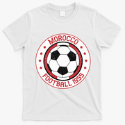 Vintage Morocco Football 1955 Soccer T-Shirt - White