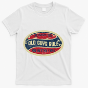 Vintage Old Guys Rule T-Shirt - White