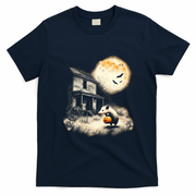 Vintage Opossum Halloween T-Shirt - Navy Blue
